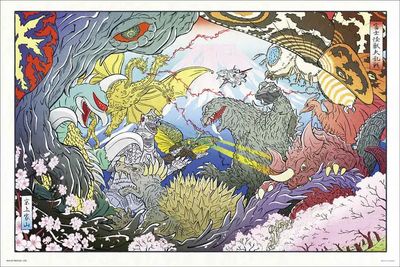 1000 pcs - Godzilla: Fuji Kaiju Great Battle