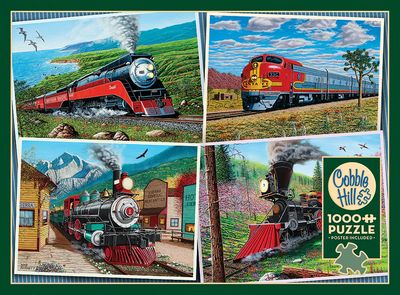 1000 pcs - Historic Locomotives