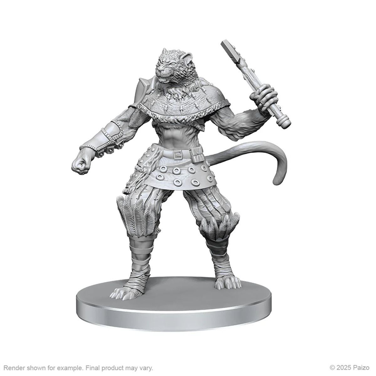 Pathfinder Deep Cuts Miniatures: Elf Hunter &amp; Catfolk Bandit