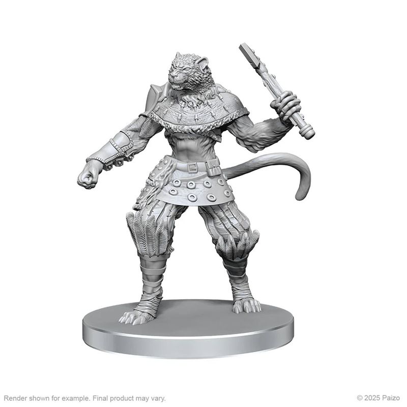 Pathfinder Deep Cuts Miniatures: Elf Hunter &amp; Catfolk Bandit