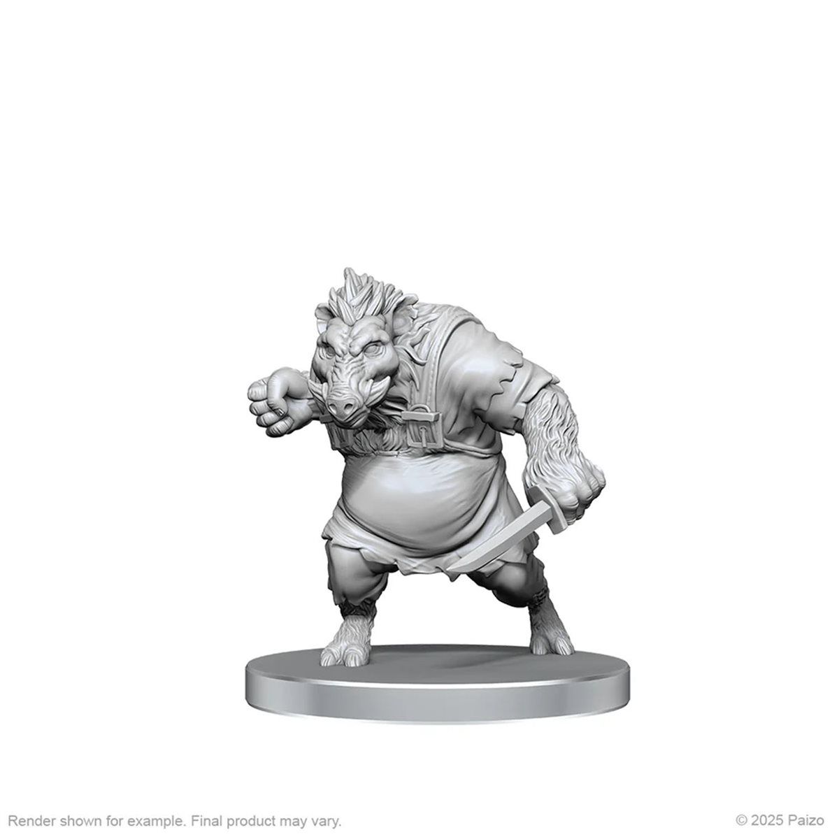 Pathfinder Deep Cuts Miniatures: Werewolf &amp; Wereboar