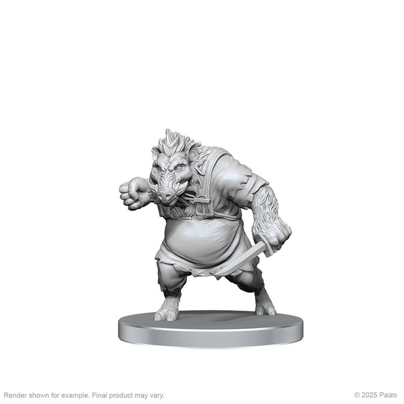 Pathfinder Deep Cuts Miniatures: Werewolf &amp; Wereboar