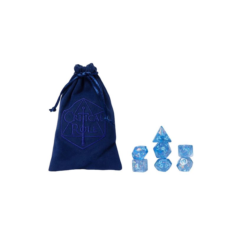 7-Piece RPG Dice Set with Bag: Critical Role - Allura Vysoren