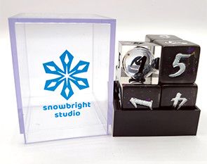 Ink RPG: 7 pcs Dice Set - Shadows &amp; Coffee