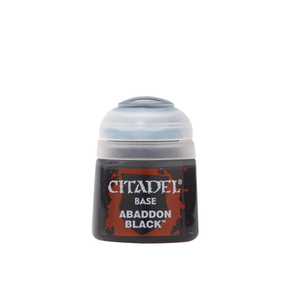 Citadel Base Paint 12mL, Color: Abaddon Black