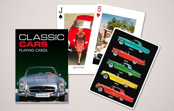 Playing Cards - Piatnik: Vehicles, Deck: Classic Cars
