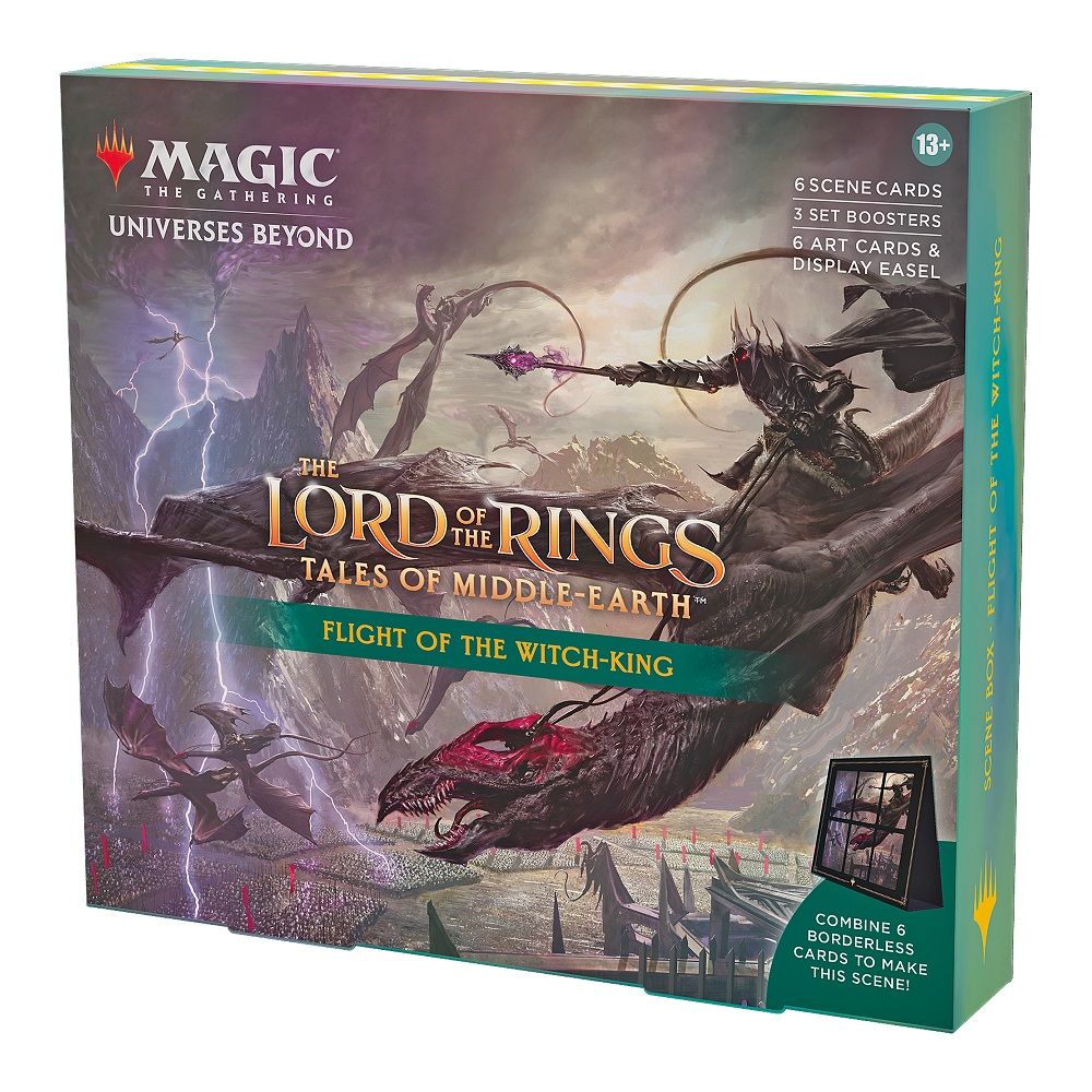 Magic the Gathering TCG The Lord of the Rings: Tales of Middle-Earth Scene Box, Featuring: Flight of the Witch-King