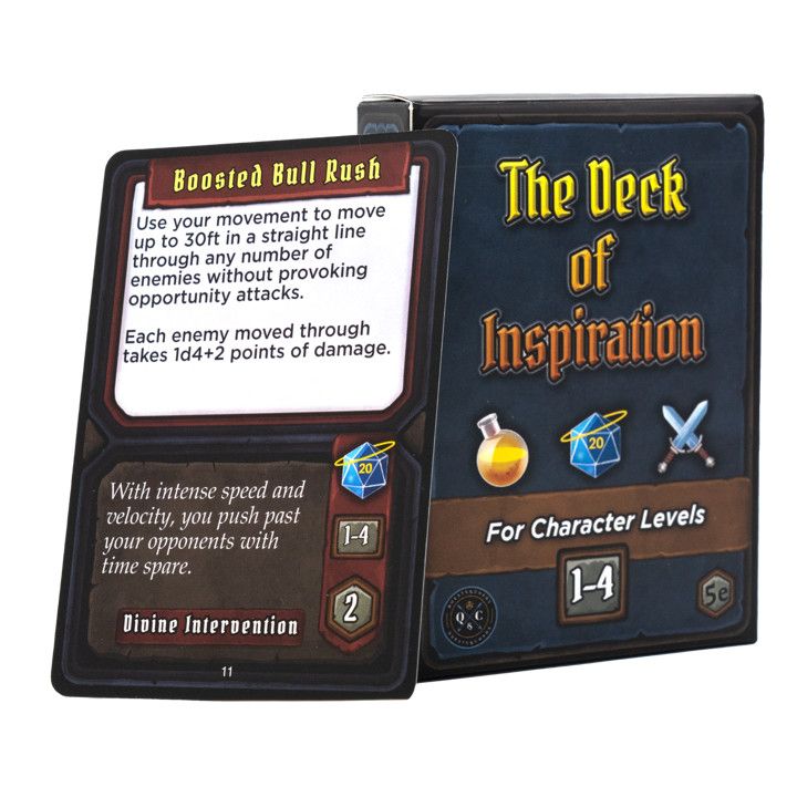 Deck of Inspiration:, Type: Levels 1-4