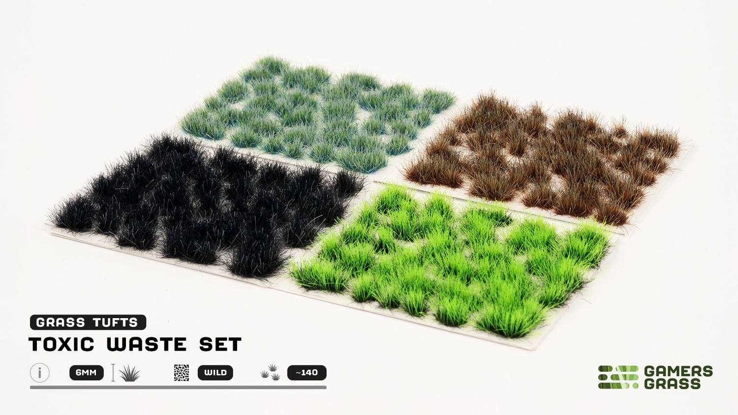 Gamers Grass Tuft Set Wild -, Type: Toxic Waste