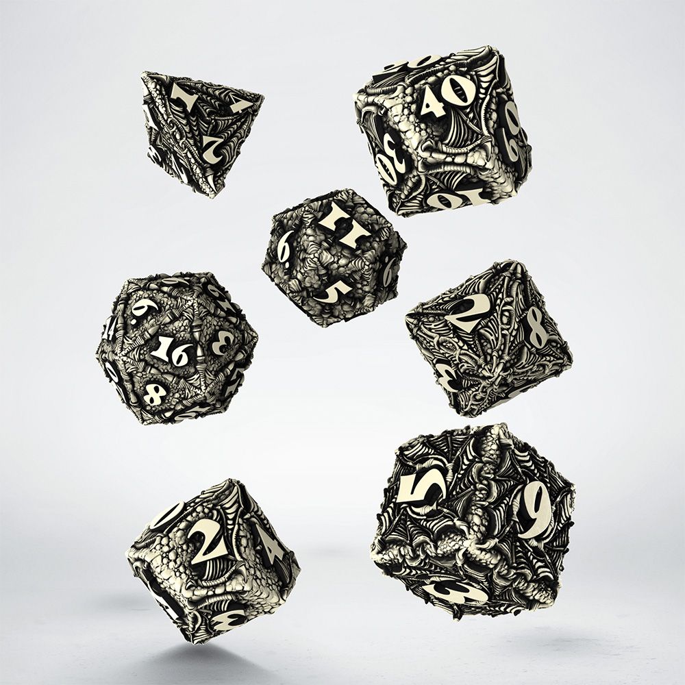 7-Piece Dracopolis RPG Dice Set -, Name: The Scandinavian Blackfang