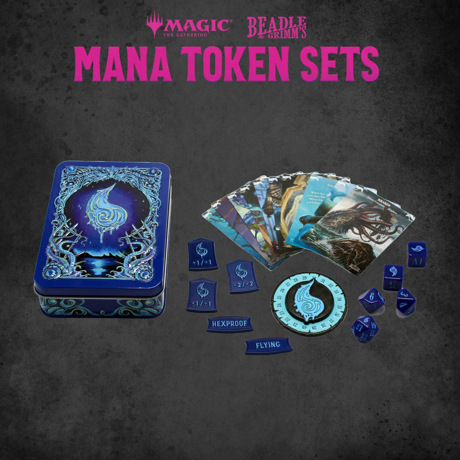 Magic: The Gathering: Mana Token Set -, Type: Blue