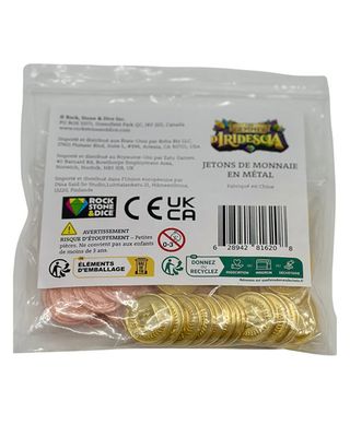 Gems of Iridescia - Metal Money Tokens