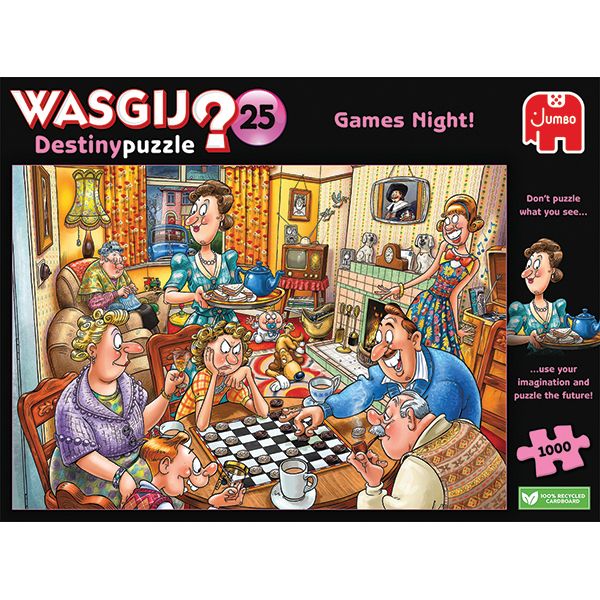 1000 pcs - WASGIJ Destiny: #25, Games Night!