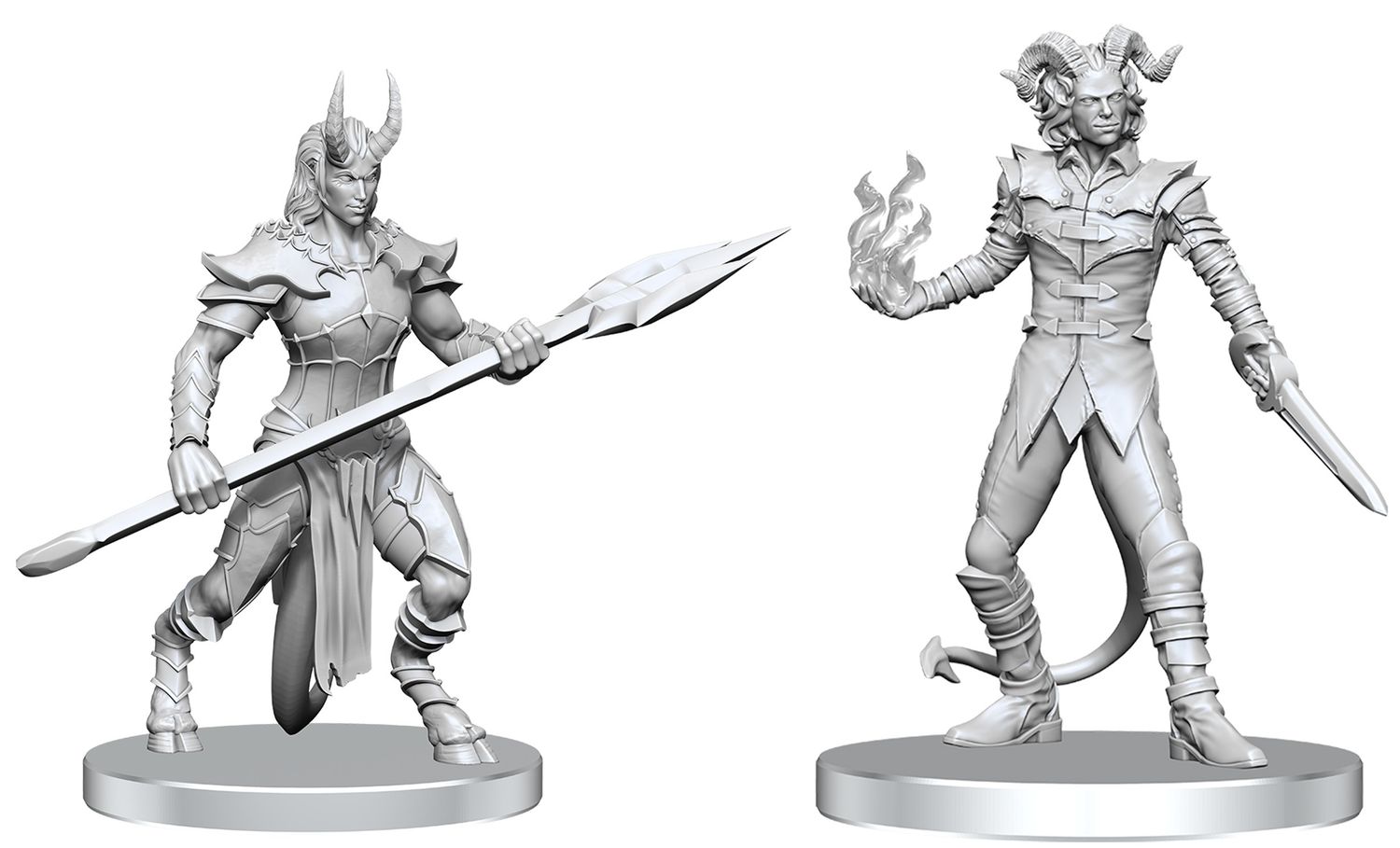 Pathfinder Deep Cuts Miniatures: Vordine (Infantry Devil) &amp; Pitborn Rogue