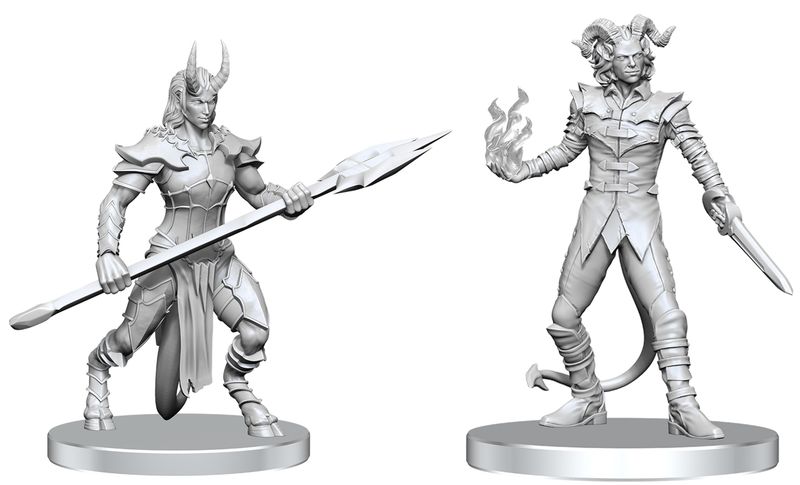 Pathfinder Deep Cuts Miniatures: Vordine (Infantry Devil) &amp; Pitborn Rogue