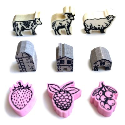 Fromage - Deluxe Wooden Tokens