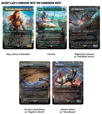 Magic The Gathering TCG Secret Lair: PlayStation - Horizon: Zero Dawn: Huntress and the Machines Magic The Gathering TCG Secret Lair: PlayStation - Horizon: Zero Dawn: Huntress and the Machines