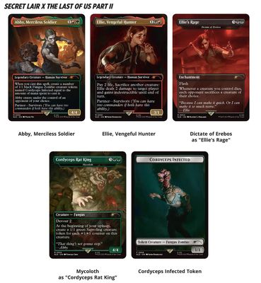 Magic The Gathering TCG Secret Lair: PlayStation - The Last of Us: Part 2: Path of Retribution
