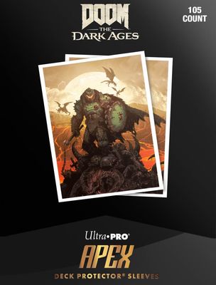 Sleeves - 66x91mm - Ultra Pro Apex - 105/pk - Doom: Dark Ages 2