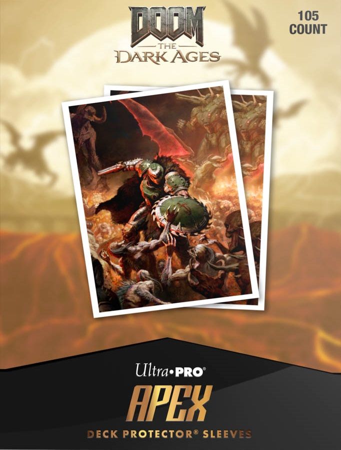 Sleeves - 66x91mm - Ultra Pro Apex - 105/pk - Doom: Dark Ages 1