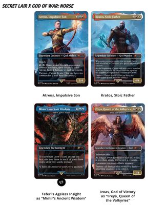 Magic The Gathering TCG Secret Lair: PlayStation - God of War: Redemption