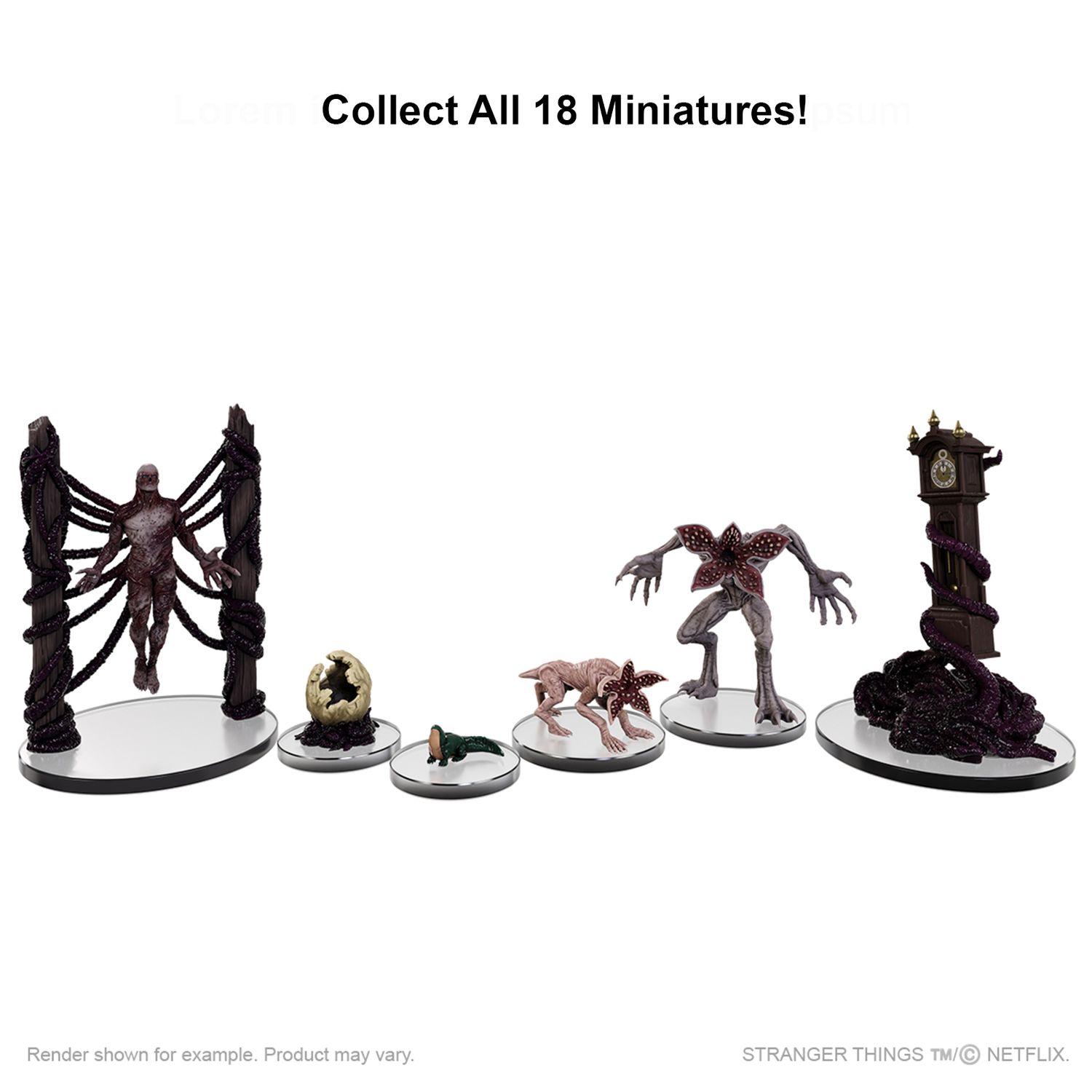 Stranger Things Prepainted Miniatures Booster