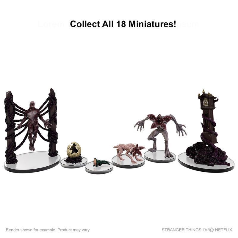 Stranger Things Prepainted Miniatures Booster