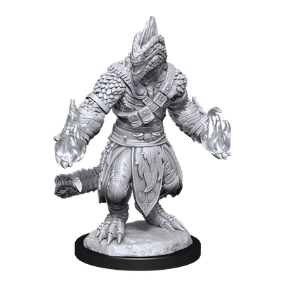 Nolzur's Marvelous Miniatures: Lizardfolk Barbarian &amp; Cleric