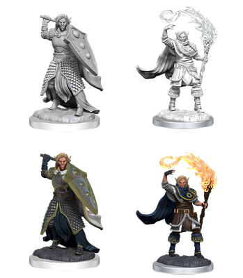 Nolzur's Marvelous Miniatures: Elf Cleric Male (2022)