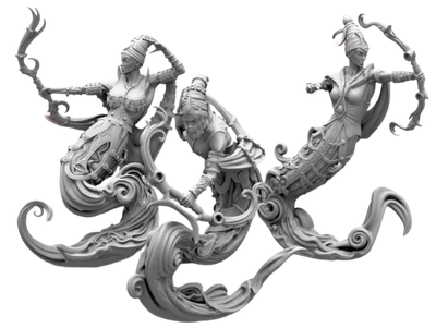 Conquest: Sorcerer Kings - Windborn Djinn Bows / Steelheart Djinn Polearms