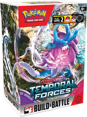 Pokemon TCG - Scarlet &amp; Violet: Temporal Forces Build &amp; Battle Box