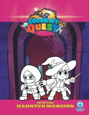Color My Quest: Into the Haunted Mansion Adventure Book