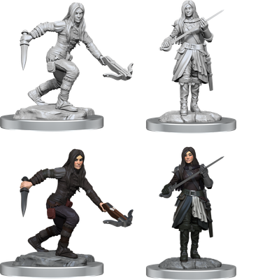 Nolzur's Marvelous Miniatures: Half-Elf Rogue Female (2023)