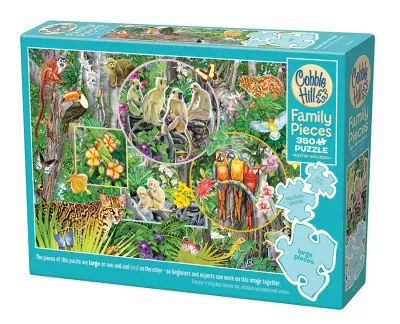 350 pcs - Rainforest Magic (Family Puzzle)