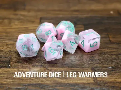 7-Piece RPG Dice Set: Leg Warmers