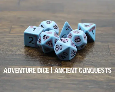 7-Piece RPG Dice Set: Ancient