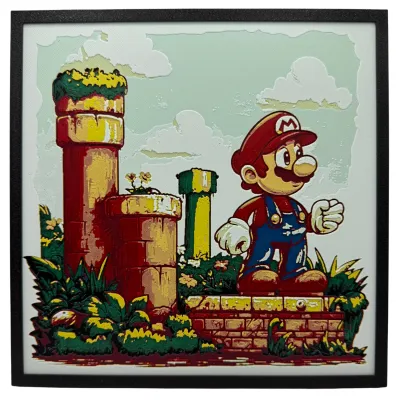 Hueforge: Super Mario Bros - Mario World