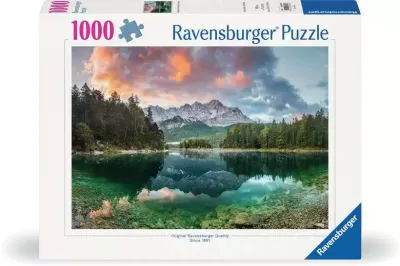1000 pcs - Zugspitze at the Eibsee, Germany