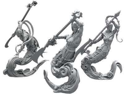 Conquest: Sorcerer Kings - Steelheart Djinn Polearms / Windborn Djinn Bows