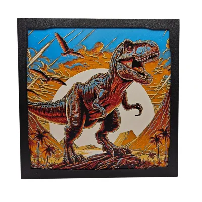 Hueforge: Dinosaurs - T Rex Island