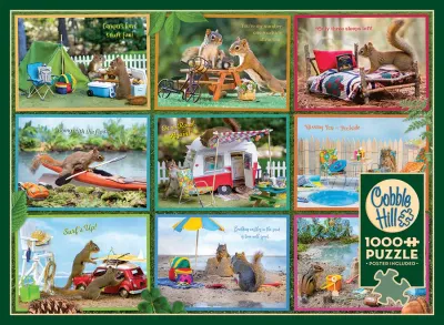 1000 pcs - Squirrels on Vacation