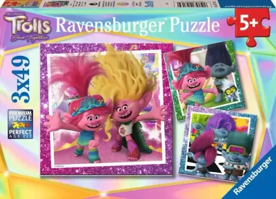 3x49 pcs - Trolls 3