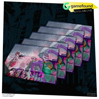 **PRE-ORDER** Playmat - Batman: Escape from Arkham Asylum (Set of 5)