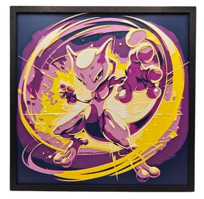 Hueforge: Pokemon - Mewtwo (Dark)