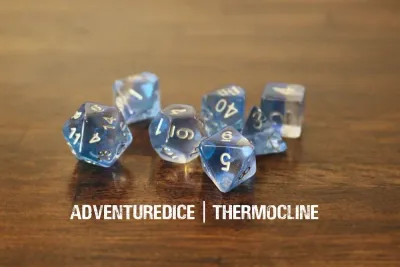 7-Piece RPG Dice Set: Thermocline