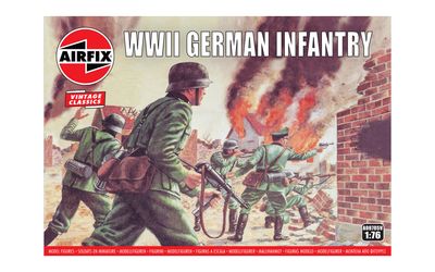WWII German Infantry Model Kit (1:76 Scale)