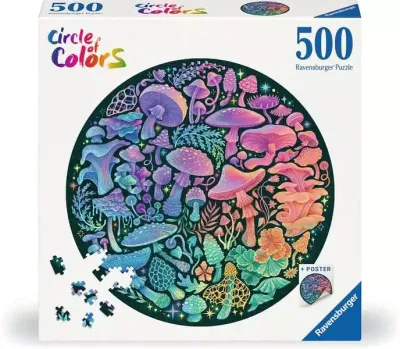 500 pcs - Circle of Colors: Mushrooms