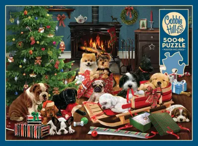 500 pcs - Christmas Puppies