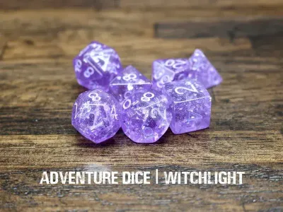 7-Piece RPG Dice Set: Witchlight