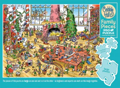 350 pcs - Elves at Work (Family Puzzle)